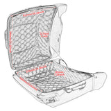 Motorcycle Pack Trunk Carpet Liner Leather Bags Pad Inner Pad For Harley Touring Road King Street Electra Road Glide CVO 2014-Up