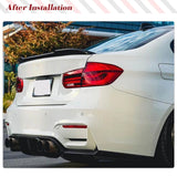 Car Rear Trunk Spoiler Wing for BMW 3 Series F30 F35 F80 M3 Sedan 2012-2019 Rear Trunk Spoiler Boot Lip Wing Lip Dry Carbon