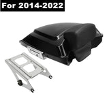 Motorcycle Razor Pack Trunk Backrest Pad Mounting Rack For Harley Tour Pak 1997-2022 Road King Street Electra Glide FLHT FLTRX