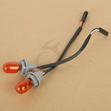 2PCS Front Turn Signal Lights Bulbs For Honda Goldwing GL1800 2006-2011 Orange