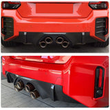 Car Rear Bumper Diffuser Lip Spoiler Prepreg Dry Carbon for BMW G87 M2 Coupe 2-Door 2022 2023 Rear Diffuser Apron Lip Body Kits