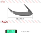 Carbon Fiber / FRP Car Rear Bumper Side Vent Trims Sticker Canards for Mercedes Benz W218 CLS-class Sedan 4 Door 2015 - 2017