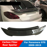 Carbon Fiber Car Body Kit Rear Trunk Spoiler Lip Wing For Porsche Panamera 970 Car Styling 2009-2015