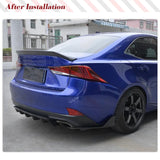 Dry Carbon Fiber Car Rear Trunk Lip Spoiler Wing for Lexus IS200 IS250 IS 300 IS350 IS F 2014-2020 Rear Trunk Boot Wing Lip XE30