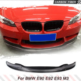 Carbon Fiber/FRP Car Front Bumper Lip Spoiler Splitters for BMW E90 E92 E93 M3 Bumper 2008 - 2013 Front Body Kits Lip Spoiler