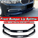 For G30 Front Lip Bumper Diffuser Splitter Lip Spoiler Apron Bumper Guard Body Kit For BMW 5 Series G30 2021-2022 Accessories