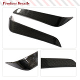 Real Carbon Fiber Rear Bumper Splitters Car Kits Car Rear Bumper Canard Fender Trim For Tesla Model X 2016 - 2022 Sport Utility