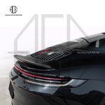 Exclusive Targa GT3 Style Dry Carbon Fiber Rear Wing Base Spoiler Ducktail Body Kit For Porsche 911 992 2019+ Targa
