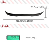 Dry Carbon Fiber Car Rear Trunk Spoiler Boot Lip Wing Spoiler For BMW 5 Series G30 F90 M5 Sedan 2017-2023