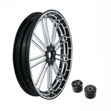 Motorcycle 18" 21" 23" 26" inch Front Wheel Rim Dual Disc with Hub For Harley Touring Road King Electra Street Glide 2008-2022