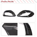Prepred Dry Carbon Fiber Car Front Bumper Lip Air Vent Covers for Mercedes-Benz H247 GLA250 Sport GLA35 GLA45 AMG 2020 2021