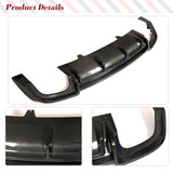 For Audi A5 Sline S5 B9 Sport 2017 - 2019 2-Door 4-Door Rear Bumper Lip Diffuser Car Spoiler Splitters Carbon Fiber / FRP