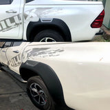 Car Styling Exterior Auto Parts Fender Flare Plate Cover For Hilux Revo Rocco 2015 2016 2017 2018 2019 2020 2021 V6 Mudguard