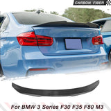 Rear Spoiler for BMW 3 Series F30 F35 F80 M3 2013 - 2018 Carbon Fiber Rear Trunk Spoiler Big Customized Boot Lip Wing Lip