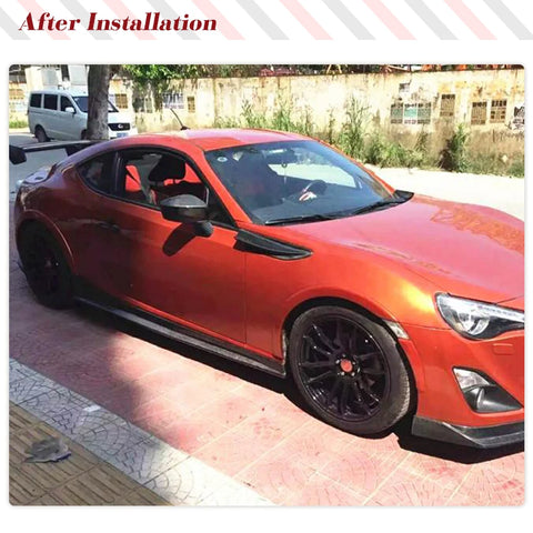 Carbon Fiber Side Skirts for Subaru BRZ 2013-2020 Toyota FT86 GT86 2013-2020 Scion FR-S 2012-2015 Car Side Extension Lip Panel
