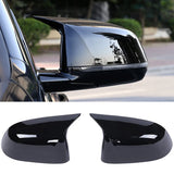 Car Rearview Mirror Caps Covers for BMW X3 G01 X4 G02 X5 G05 X6 G06 X7 G07 2020 Replace Mirror Covers Carbon Fiber / Gloss Black