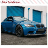 Car Front Lip Chin Apron Guard Body Kit For BMW 3 Series E90 E92 E93 M3 2008-2013 Caron Fiber Front Bumper Racing Lip Spoiler