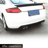 Carbon Fiber Rear Bumper Diffuser Lip Spoiler for Audi TT MK3 Standard 2015-2017 Auto Car Rear Diffuser Lip Apron Guard Body Kit