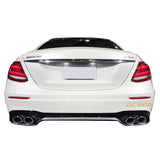 W213 E53 Diffuser Rear Bumper Diffuser For Mercedes E Class W213 Sedan Sport Body Kit 2016 2017 2018 2019