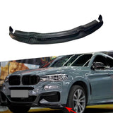 Carbon Fiber Front Bumper Chin Protector Spoiler Lip for BMW X6 F16 Sport 2014 2015 2016 2017 2018 Front Bumper Protection FRP