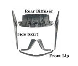 Real Carbon Fiber Body Kit For Ferrari 488 GTB 2015-2021 Front Bumper Lip Rear Diffuser Side Skirt Wind Knife Spoiler Lamp Cover