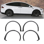 For Tesla Model X 2016 - 2021 Front Rear Left Right Wheel Eyebrow Molding Fender Flare 1035288-00-M 1078207-00-F 1075630-00-A