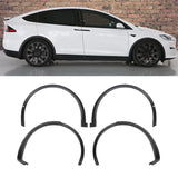 For Tesla Model X 2016 - 2021 Front Rear Left Right Wheel Eyebrow Molding Fender Flare 1035288-00-M 1078207-00-F 1075630-00-A