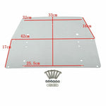 Motorcycle 5.5" Razor Pack Trunk Mount Rack Plate For Harley Tour Pak Street Glide 09-13