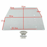 Motorcycle 5.5" Razor Pack Trunk Mount Rack Plate For Harley Tour Pak Street Glide 09-13