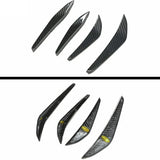 For BMW M3 M4 G80 G82 G83 Carbon Fiber Car Front Bumper Wind Knife Splitter Spoiler Canard Air Knife Surround Trim MP Style