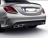 W205 Tuning Diffuser For Mercedes Benz W205 C Class AMG Sedan Diffuser C200 Edition 1 2015 2016 2018