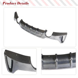 Carbon Fiber Rear Bumper Lip Diffuser Spoiler for BMW 4 Series F32 F33 F36 M Sport Gran Coupe Sedan Convertible 2014 - 2018