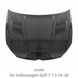 Carbon Fiber Hood Grill Fender for Volkswagen vw Golf 7 7.5 14-20 modified Body kit Car Accessories