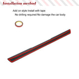 Car Rear Roof Racing Spoiler for Alfa Romeo Giulia 2017-2024 Carbon Fiber Rear Roof Spoiler Window Wing Lip Lid Top Wing