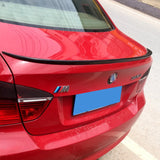 For BMW E90 M3 320i 318i 325i 330i ABS Carbon Black Rear Trunk Lid Car Spoiler Wing Boot Lip Ducktail Exterior Tuning Accessorie