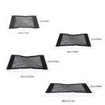 Car storage bag Trunk  Seat Elastic String Net Magic Sticker Universal Storage Bag Pocket Auto Organizer Seat Back Bag