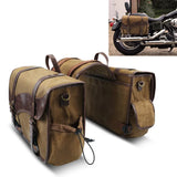 Motorcycle Saddlebags for Harley Davidson Sportster 1200 Honda Suzuki Yamaha Kawasaki 1 Pair 30L Waterproof Motorbike Side Bags