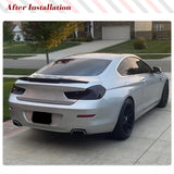 Carbon Fiber Trunk Spoiler Fits for BMW 6 Series F06 F13 640i 650i M Sport M6 2012-2018 Rear Boot Lid Highkick Spoiler Lip FRP