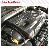 Carbon Fiber Car Engine Valve Cover Hood Kit  for VW Golf 6 VI GTI 2010-2013 Factory Outlet Car Auto Hood Bonnet Protector Cap