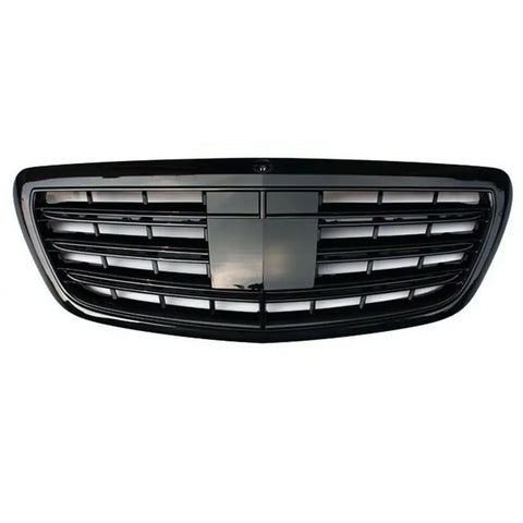 Front Bumper Grille Grill Glass black For Mercedes Benz S-Class W222