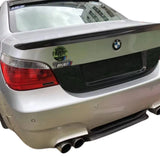 For BMW E60 Trunk Lid License plate M5 Style Full Carbon Fiber 2004-2007