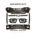 For mercedes benz W203 C32 AMG body kit 2000-2007 C200K/C230/C280/C300