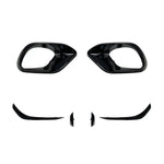 For Mercedes Benz W118 C118 CLA45 AMG 2020-2023 Front Bumper Fog Air Vent Covers Front Bumper Splitter Canard Fins