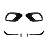 For Mercedes Benz W118 C118 CLA45 AMG 2020-2023 Front Bumper Fog Air Vent Covers Front Bumper Splitter Canard Fins