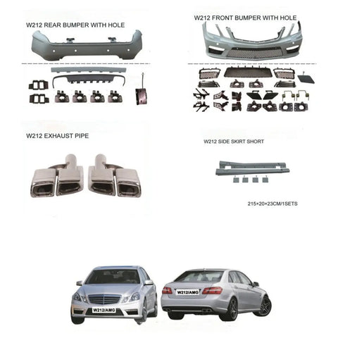 Body kit for mercedes benz w212 e63 amg