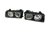 Pair For Headlight For BMW E36 Headlights Angle Eyes 92-99