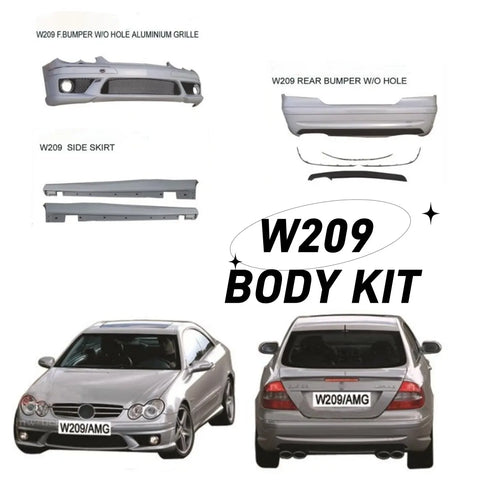For mercedes benz W209 AMG CLK63 body kit 04-06