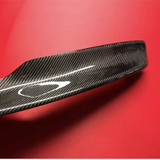 Fits: E46 M3 Front Spoiler Lip Carbon Fiber CSL 1 Type For OEM Bumper