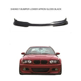 For BMW E46 M3 front lip e46 gloss black