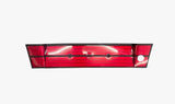 For BMW E34 License Plate Filler Trunk Reflector EURO 5 Series Red tail light